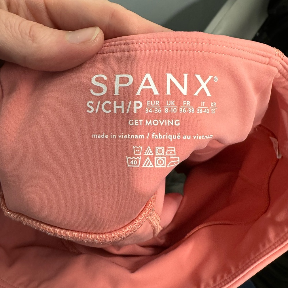 SPANX Get Moving Skort Women’s Size Small Coral Pink Athletic Tennis Golf - Picture 5 of 5
